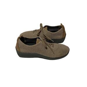 ARCOPEDICO NET3 Khaki Knit Oxford EU 41 US 9.5-10 Breathable Vegan Comfort Shoes